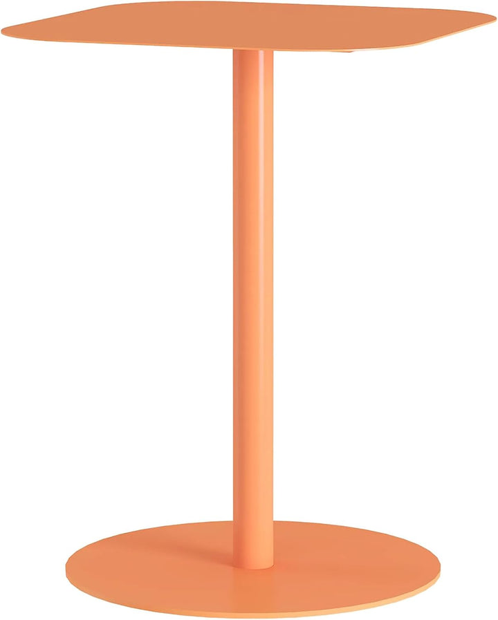 [en.casa] Beistelltisch Nastätten Gartentisch Couchtisch mit Metallgestell Sofatisch modernes Design