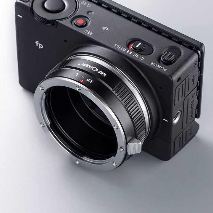 K&F Concept Objektivanschlussadapter EOS-L Manueller Fokus, kompatibel mit Canon (EF/EF-S) Objektive