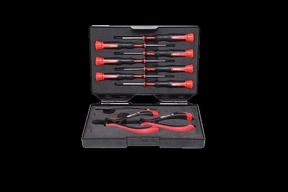 KS Tools 500.7180 Feinmechanik-Werkzeug-Satz, 10-tlg.