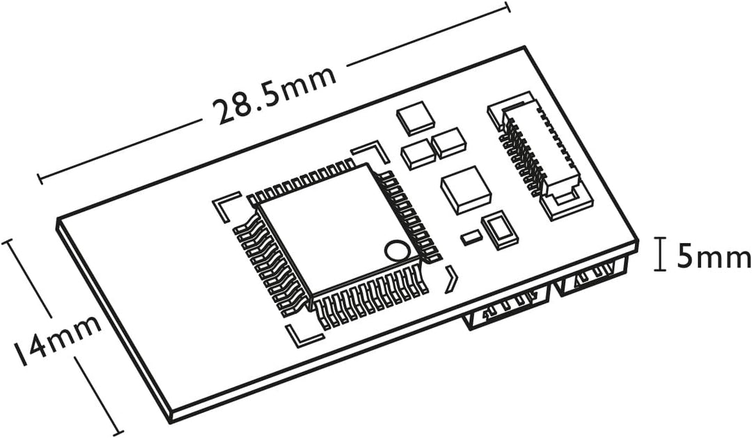 Hornby HM7000-N18TXS: Bluetooth® & DCC Sound Decoder (Next18-polig)