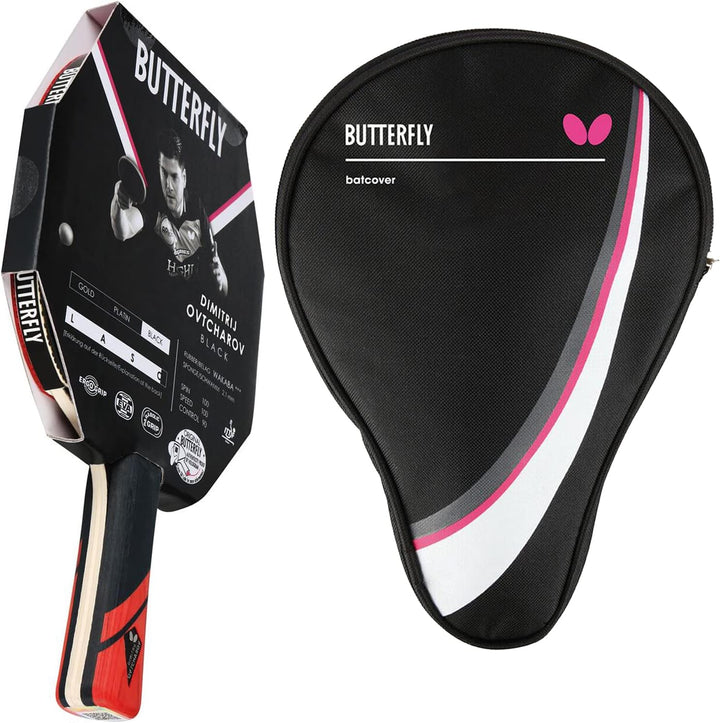 Butterfly® Dimitrij Ovtcharov Black Tischtennisschläger | Eva-Technologie | ITTF zertifizierter Waka