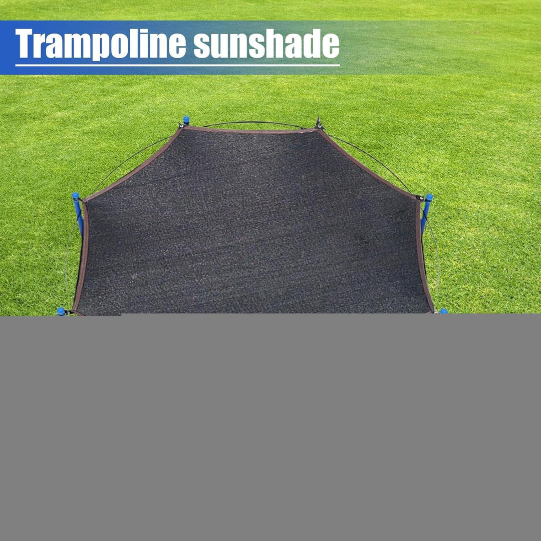 Trampolin Sonnenschutz Abdeckung - Ø 143 243 305 366 427 cm Trampolin Sonnenschutznetz, UV-Resistent