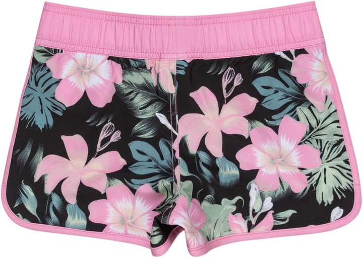 ROXY Mädchen Good Waves Only Badeanzug (1er Pack) 16 Jahre Anthracite Shadow Floral, 16 Jahre Anthra
