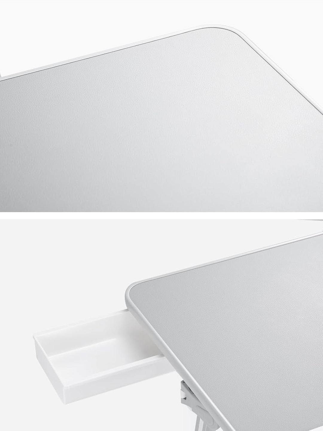 Höhenverstellbarer Laptoptisch – Winkelverstellbarer Lapdesk bis 17 Zoll, Stabiler Betttisch mit Mau