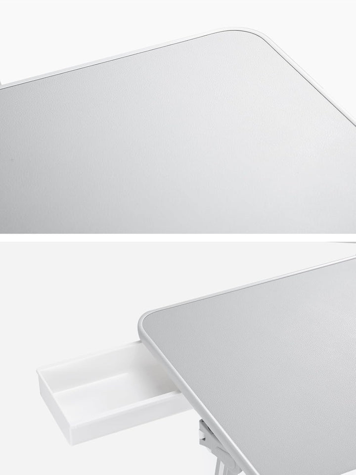 Höhenverstellbarer Laptoptisch – Winkelverstellbarer Lapdesk bis 17 Zoll, Stabiler Betttisch mit Mau