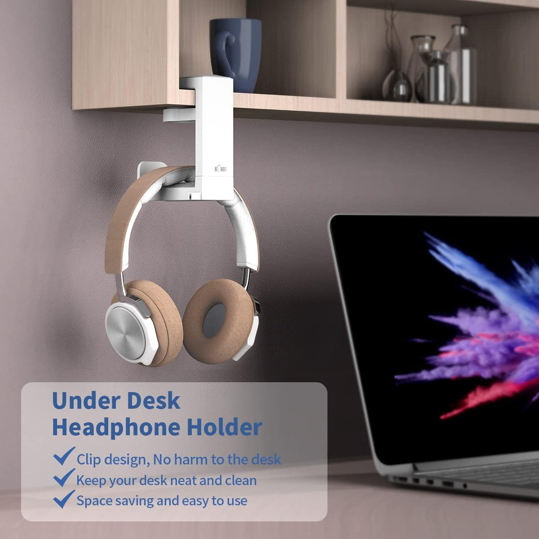 KIWIFOTOS Kopfhörer Ständer Kopfhörerhalter mit 360° drehbarem Headset Halterung Halter, Headphone S
