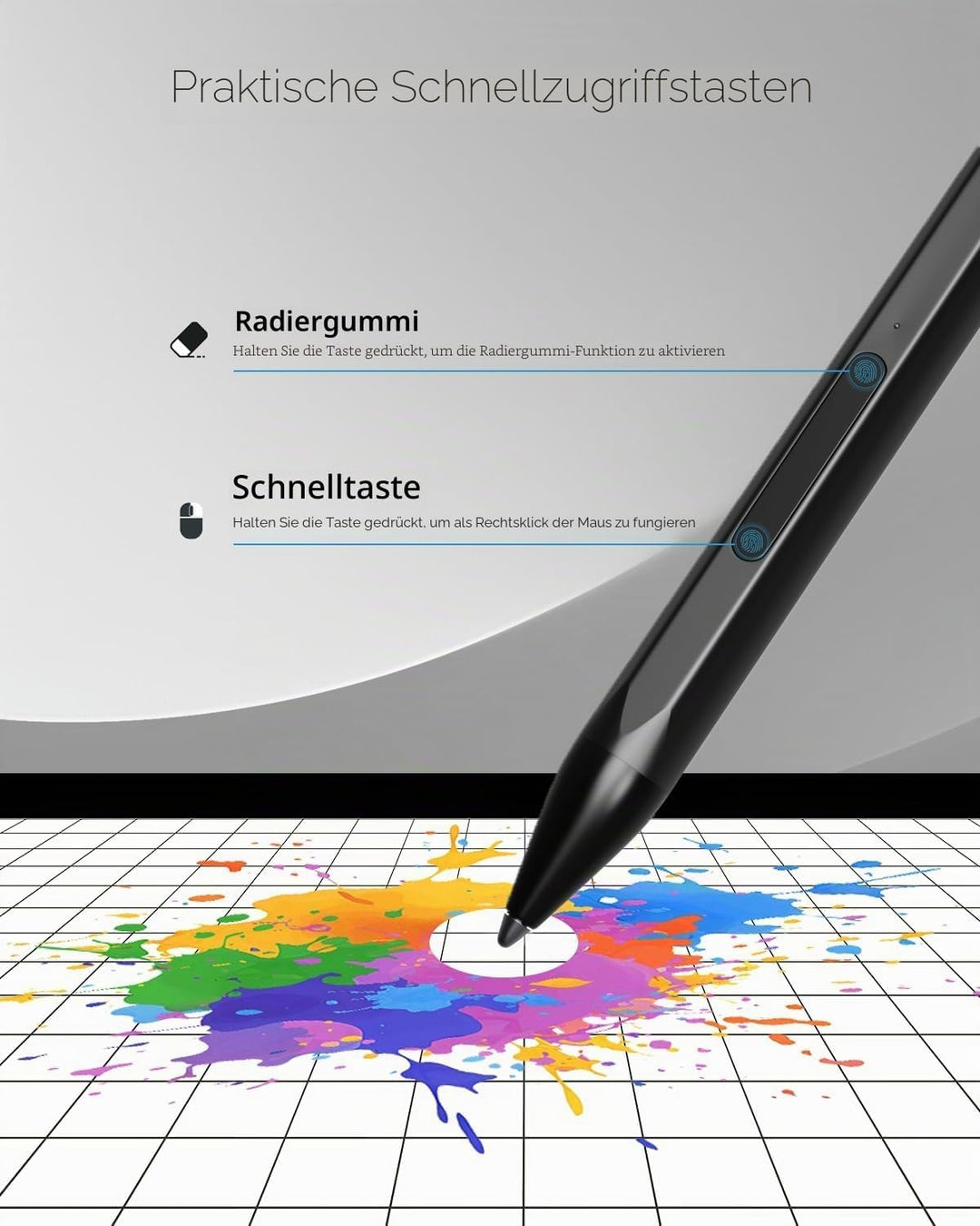 Stylus Pen für HP Envy X360 Pavilion X360 Specter X360 Spectre X2 Envy X2 Wiederaufladbarer MPP 2.0
