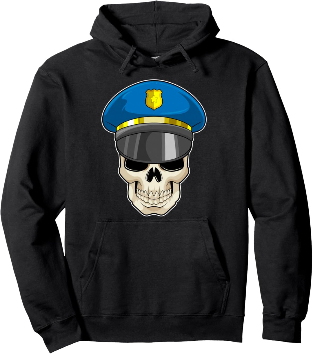Polizist Polizei Polizeimütze Pullover Hoodie