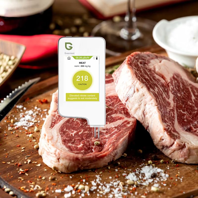Greentest 2F Nitrat-Messgerät für frisches Fleisch, Obst und Gemüse | Schnelle Messung von Nitratwer