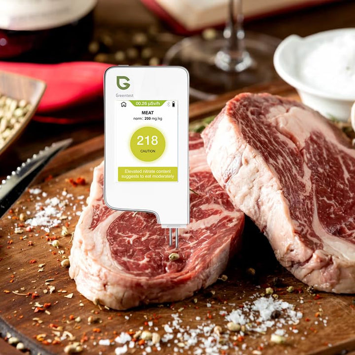 Greentest 2F Nitrat-Messgerät für frisches Fleisch, Obst und Gemüse | Schnelle Messung von Nitratwer