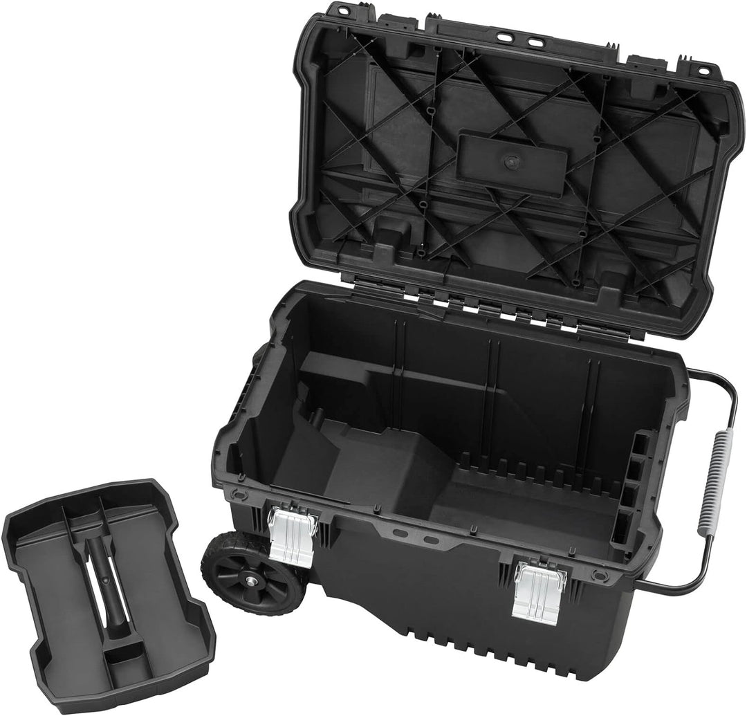 Stanley FatMax Mobile Werkzeugbox / Werkzeugbehälter (52.5x75x45cm, Koffer mit hohem Volumen 90 Lite