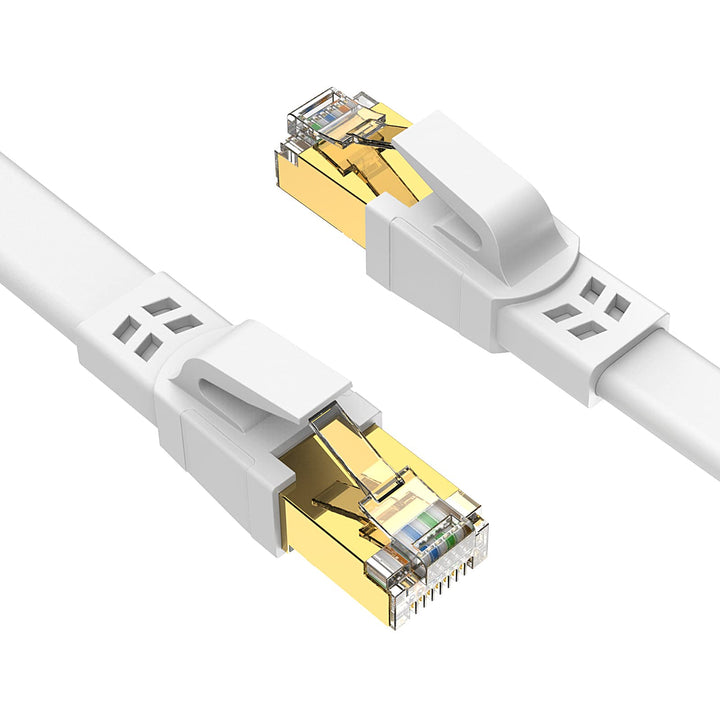 Ercielook 7,5m lan kabel CAT8 Hochgeschwindigkeits Netzwerkkabel für den Aussen- und Innenbereich, 4