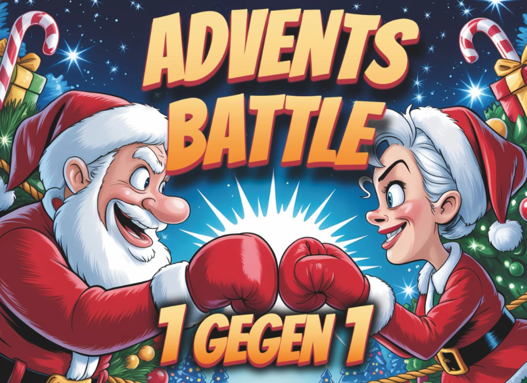 Das Advents Battle - Der Lustige 1 Gegen 1 Adventskalender mit 24 Spielen für Paare, Eltern, Freunde
