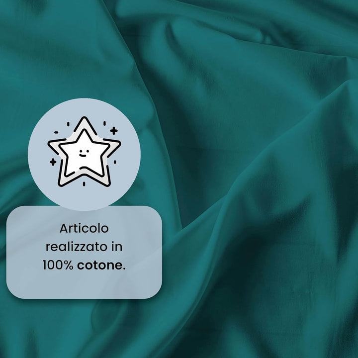 Italian Bed Linen Max Color Bettwäsche-Set, Flasche grün, Doppelte, Flasche Grün