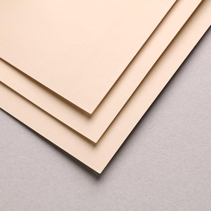 Clairefontaine 96053C - Zeichenblock Pastelmat, kopfgeleimt, 12 Blatt 24x30 cm, 360g, 4 Farben sorti