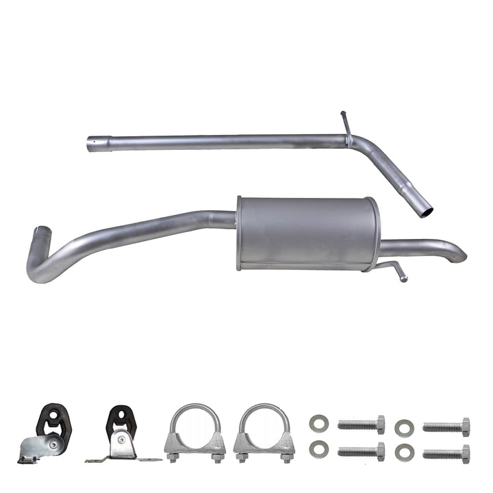 Ferroz Export Ersatz für Auspuff VW FOX 1.2 2005-2011 Rohr+Endschalldämpfer Auspuffanlage