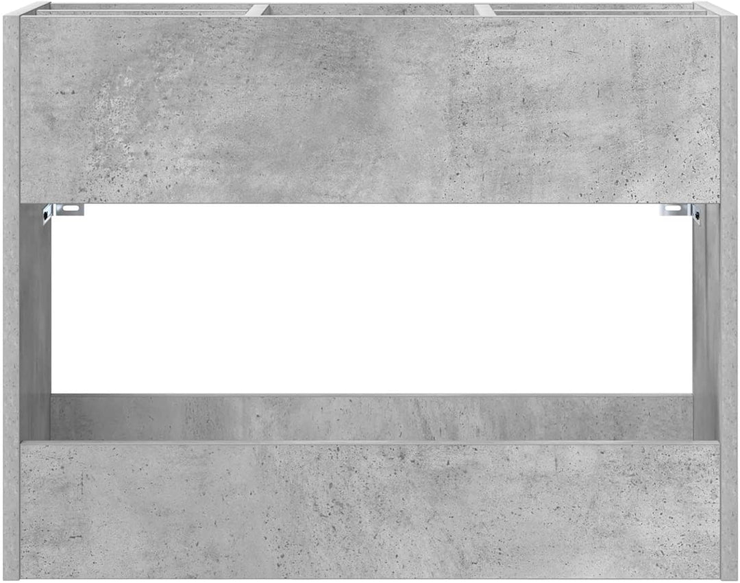 vidaXL Sonnenschirmhalter Beton Grau 65 x 24 x 50 cm Holzwerkstoff, Flur-Aufbewahrung, rechteckiger