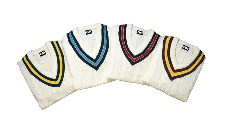 GUNN & MOORE Pullover mit Zierstreifen, langarm M Kastanienbraun, M Kastanienbraun