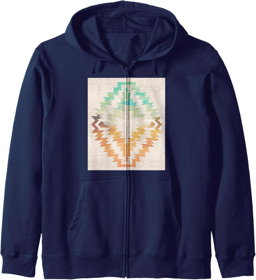 Lost Desert Highway Geometric Diamond Kapuzenjacke