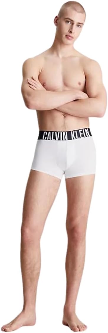 Calvin Klein Baumwolle Stretch 3 Pack Boxer Short, Schwarz Mit Blau/erdbeerfeld/schwarz S Schwarz, G