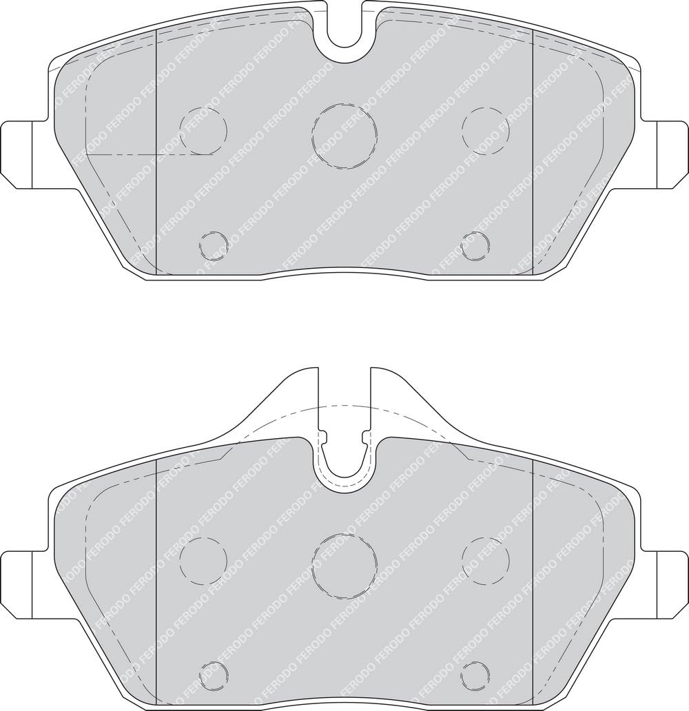 Ferodo FDB1747 PREMIER Bremsbelagsatz, Scheibenbremse - (4-teilig) - (4 Stück)