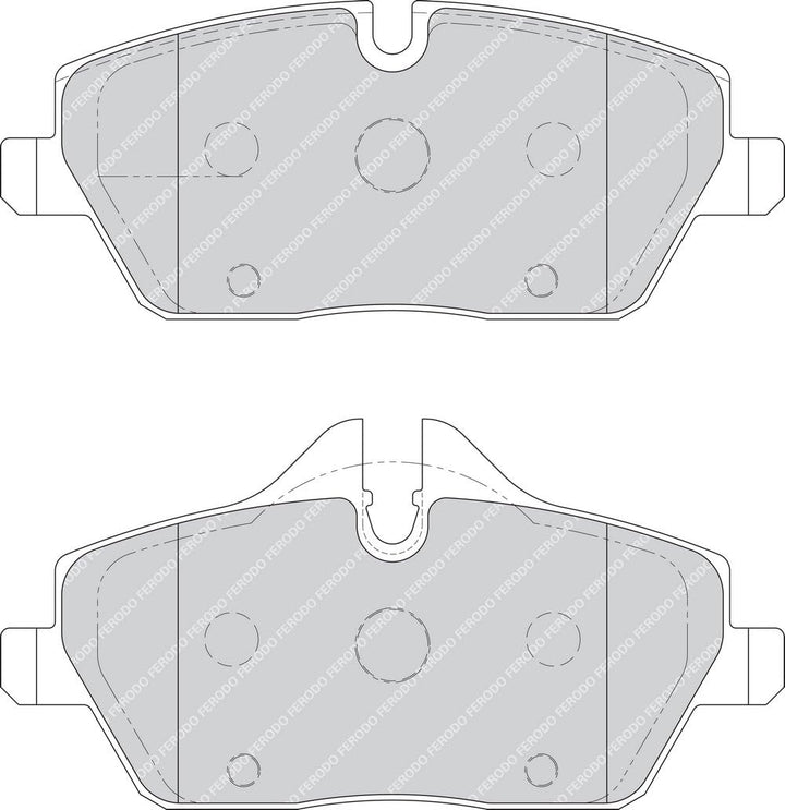 Ferodo FDB1747 PREMIER Bremsbelagsatz, Scheibenbremse - (4-teilig) - (4 Stück)