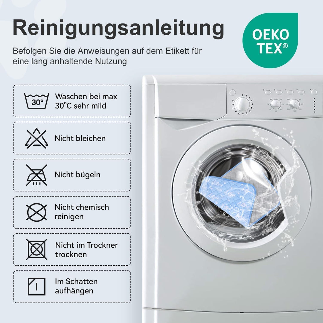 MYLUNE Home Kühlmatte für Hunde,wendbare Haustierunterlage kühl und warm,Schlafmatten für Hunde und