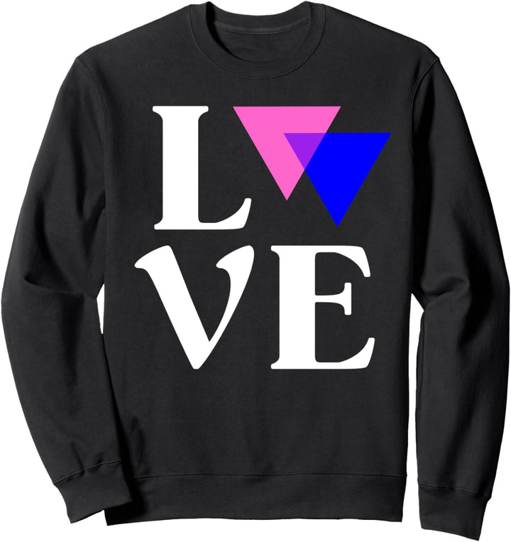 Bisexual Pride Shirt Pansexual Triangle Symbol Pride Parade Sweatshirt