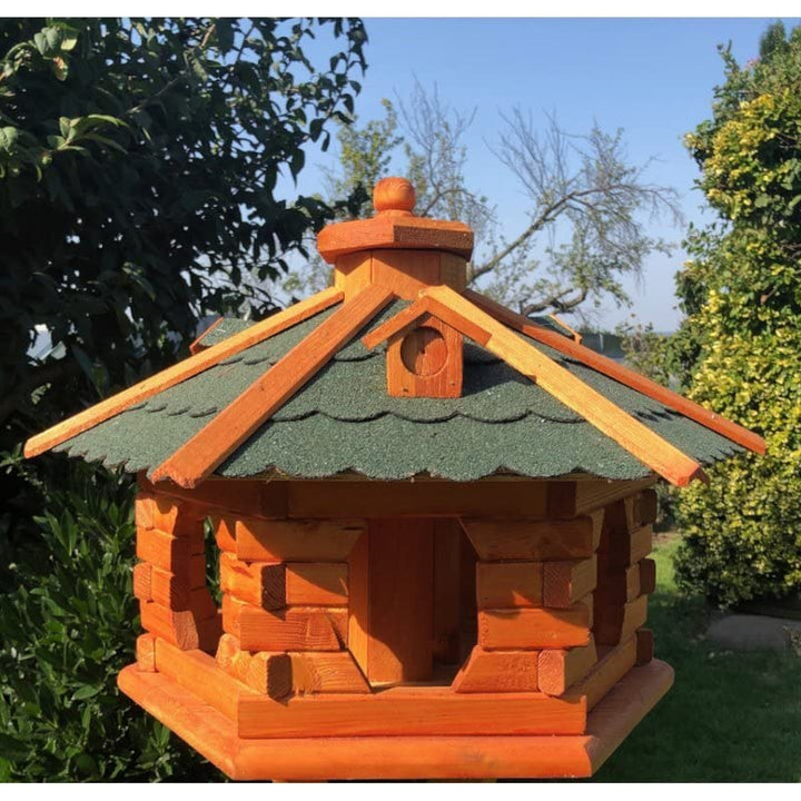 DARLUX Dachschindel Set für sechseckige Vogelhäuser, Insektenhotel, Hundehütte, Vogelvilla, Bibersch