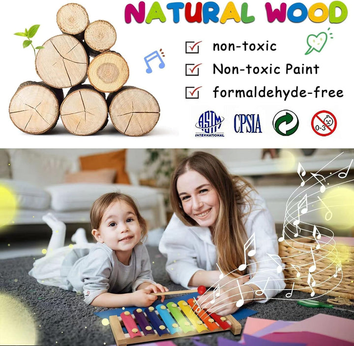 Kinder Musikinstrumente Holz Kleinkind Percussion Spielzeug Set