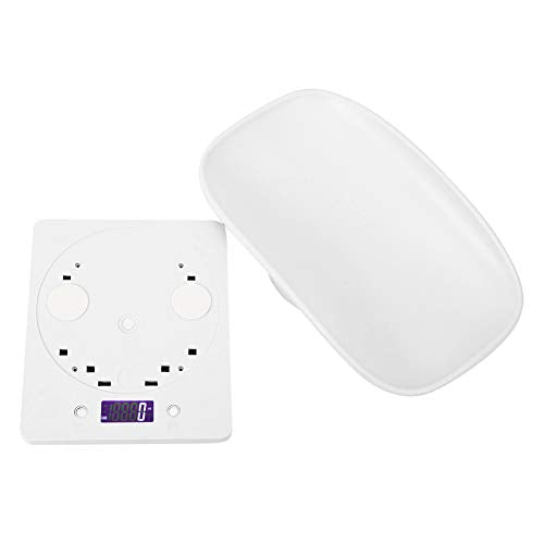 Ymiko 10kg / 1g Digitale tragbare Katze Hund Hamster Haustier Messwaage mit Tablett elektronische
