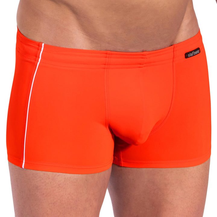 Olaf Benz Herren Blu1200 Badehose S Kurz Orange, S Kurz Orange
