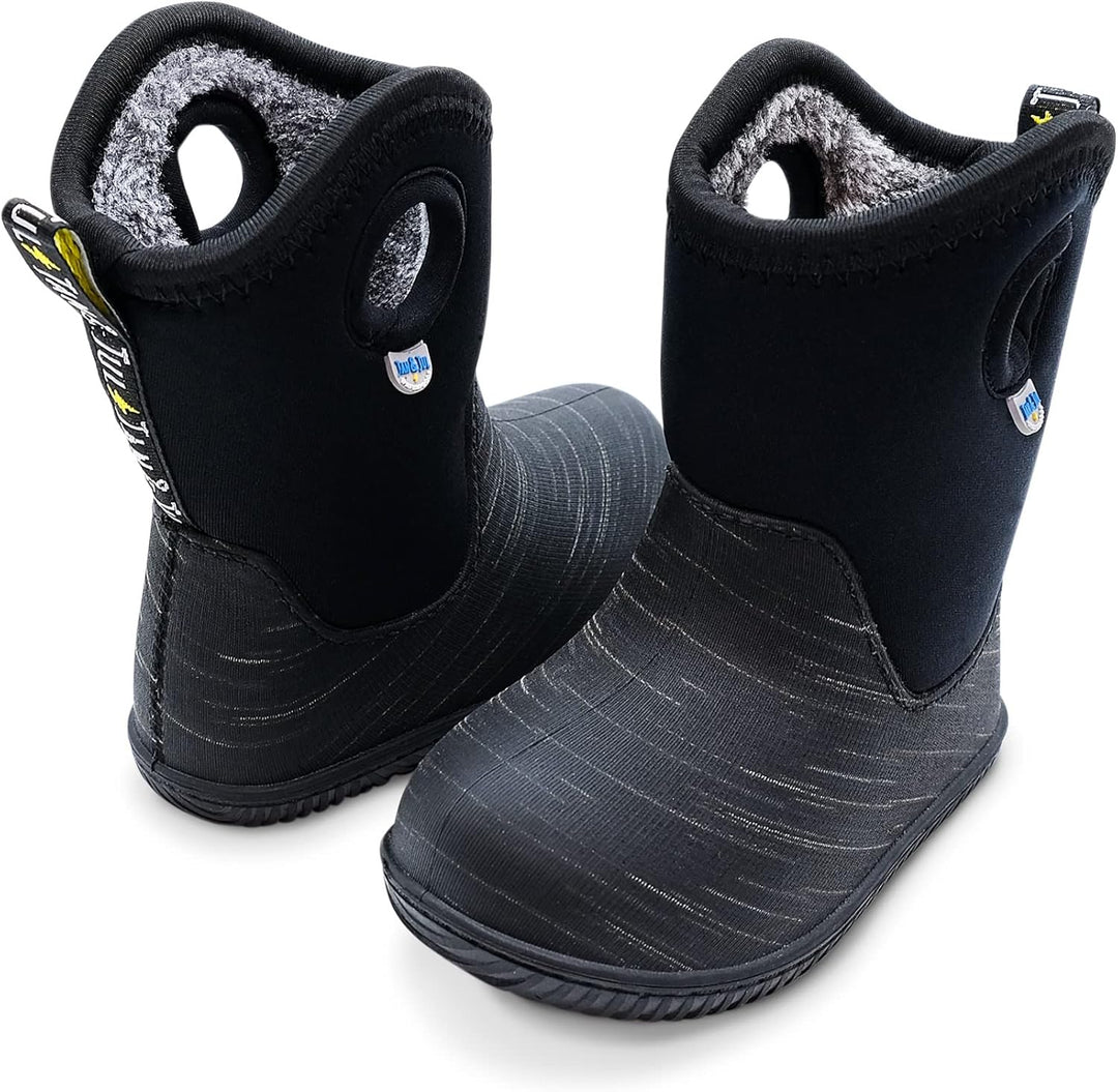 Jan &amp; Jul Wasserdichte Isolierte Winterstiefel mit Fleecefutter für Kinder, Super Leicht &amp; Waschbar