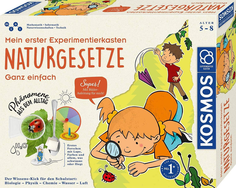 KOSMOS 602284 Mein erster Experimentierkasten Naturgesetze - ganz einfach, Spielerische Experimente