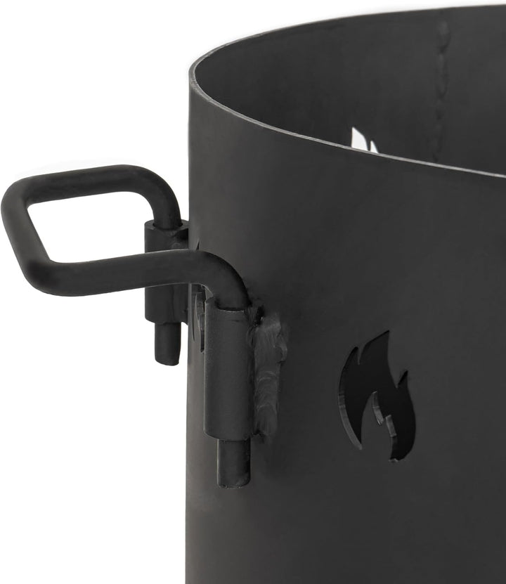 BBQ-Toro Gusseisen Kazan mit Kazan Ofen Ø 35 cm | 6,9 L Gusstopf mit Deckel, Gusseisentopf | Gulasch