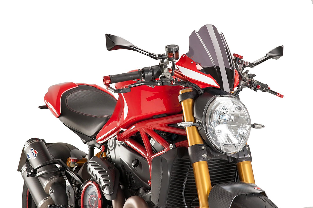 Puig 8900 W Touring Windschutzscheibe für Ducati Monster 1200 R 16 &