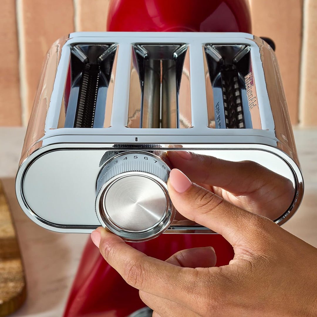 KitchenAid Metall 3-in-1 Nudelvorsatz 5KSM3MPA, Nudelroller, Schneider, enthält Nudelwalze, Spaghett