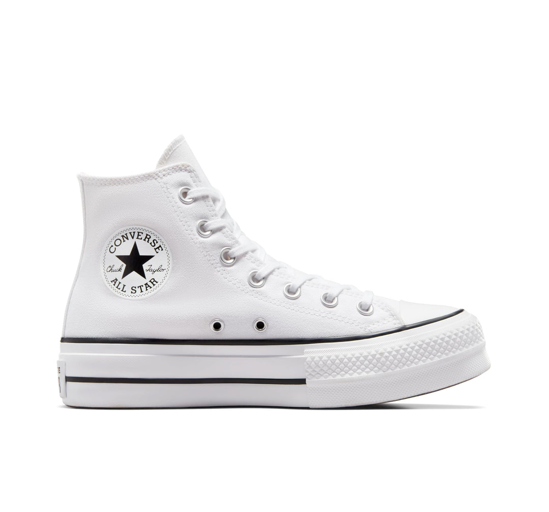 Converse Ct Core Lea Hi 236580-61-8 Unisex - Erwachsene Sneaker 36 EU Weiss Schwarz Weiss, 36 EU Wei