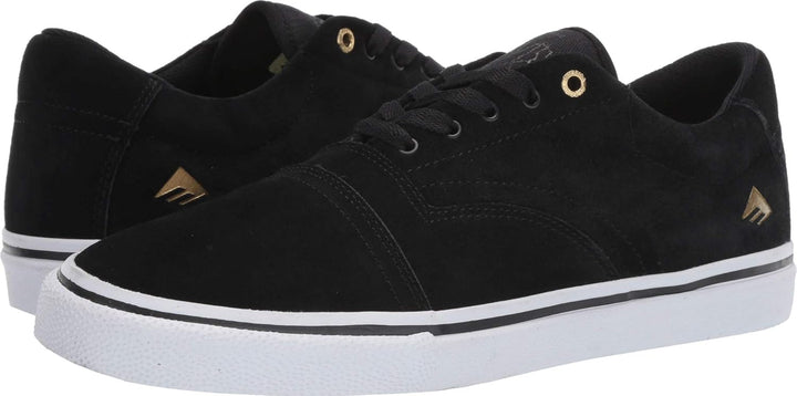Emerica Herren Anbieter Skate-Schuh 41 EU Schwarz Weiss Goldfarben, 41 EU Schwarz Weiss Goldfarben