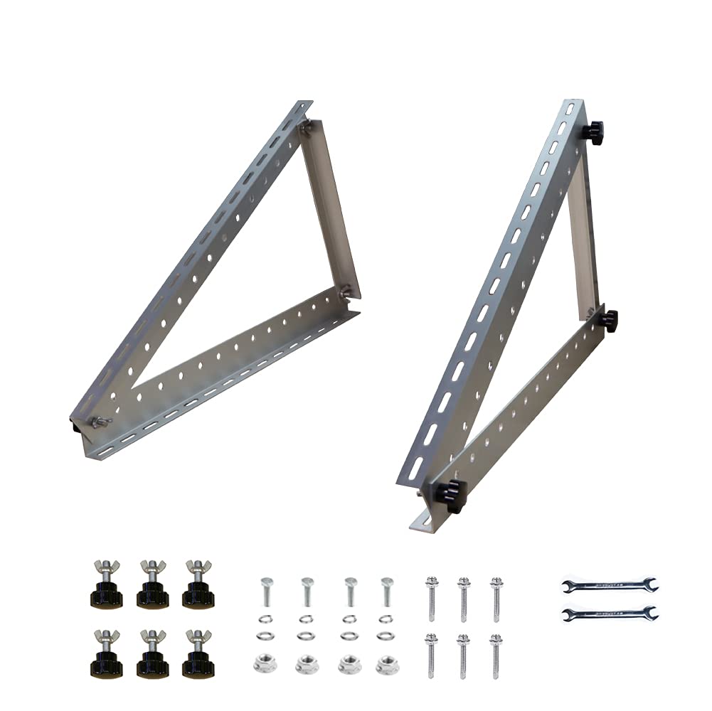 CMYYANGLIN Balkonkraftwerk Halterung Solarmodul Halterung Flachdach Solar Panel Mounting Brackets Ti
