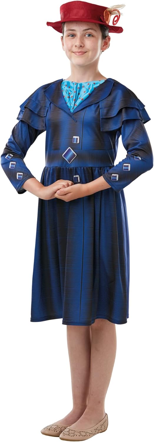 Rubie's Official Disney Mary Poppins Returns Kostüm zum Film für Kinder, Buchwoche-Filmfigur, Mädche