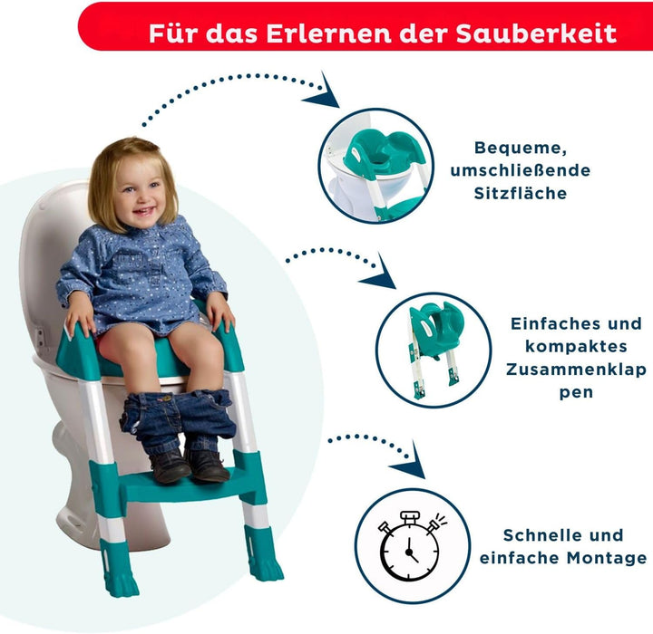 Thermobaby Toilettentrainer für Jungen Grün 1 Unité (Lot de 1), Grün 1 Unité (Lot de 1)
