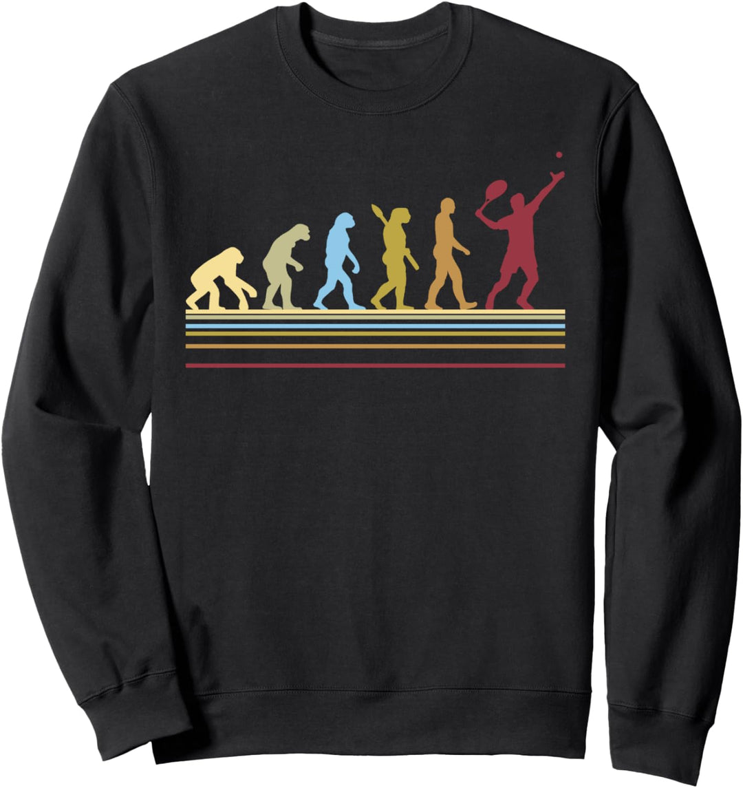 Tennisspieler Sprüche Tennis Sport Evolution Aufschlag Sweatshirt