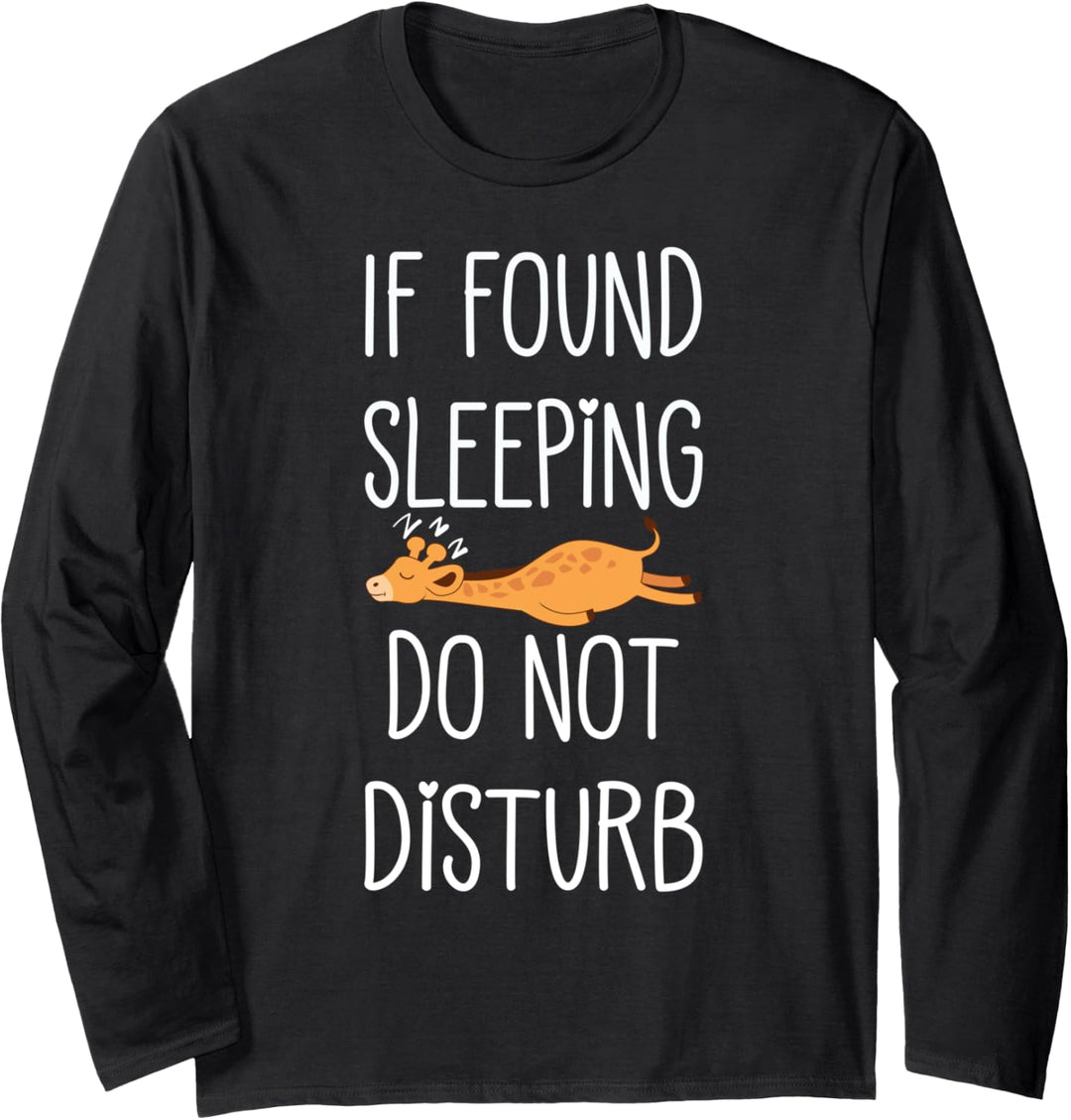 Kids Giraffe Pajamas Girls Boys Gifts Teens Sleeping Pajama Langarmshirt