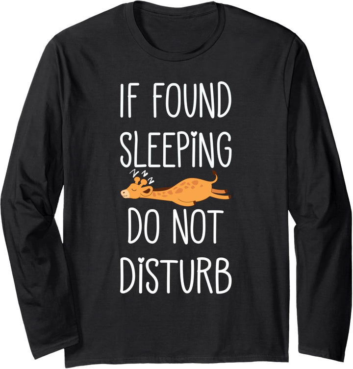 Kids Giraffe Pajamas Girls Boys Gifts Teens Sleeping Pajama Langarmshirt