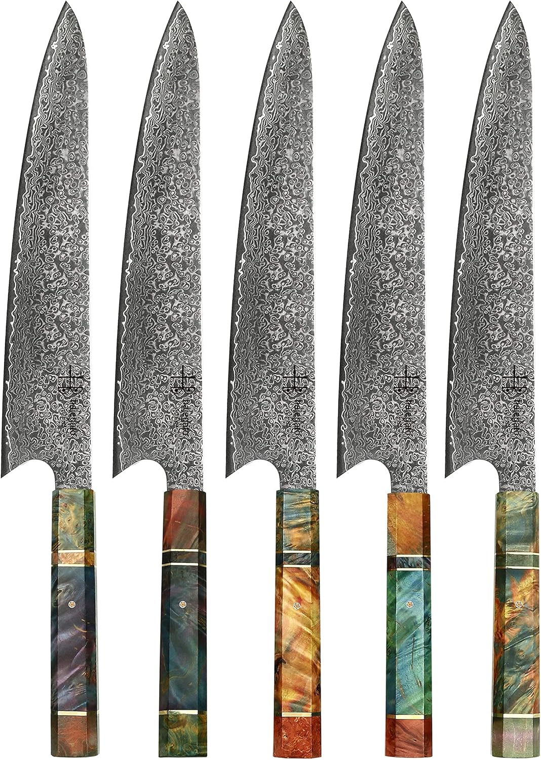 hajegato Gyuto Hajegato Einzigartiger einzigartiger Griff Professionelles 25,4 cm japanisches Kochme