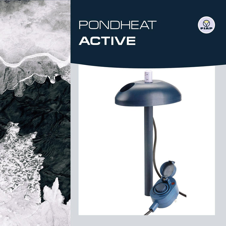 FIAP PondHeat Active - Teichheizer - Frostwächter - Teichheizung - Eisfreihalter - Gartenteich - Sch
