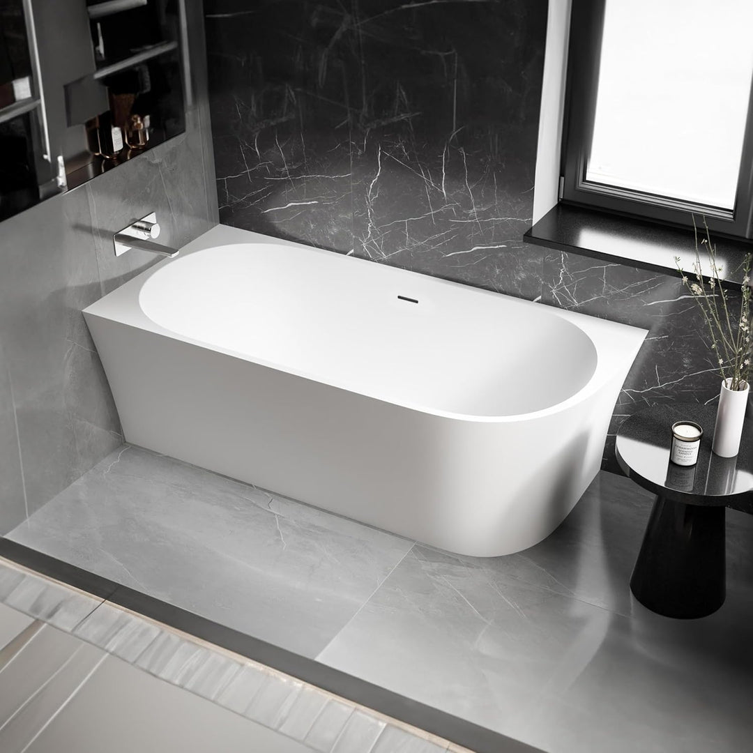 BERNSTEIN Eck-Badewanne aus Sanitäracryl Wanne mit Doppelwandiger Konstruktion 170 x 78 x 60 cm - 5