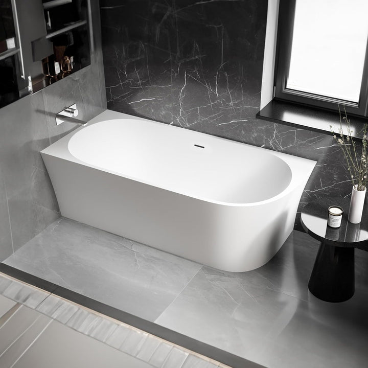 BERNSTEIN Eck-Badewanne aus Sanitäracryl Wanne mit Doppelwandiger Konstruktion 170 x 78 x 60 cm - 5