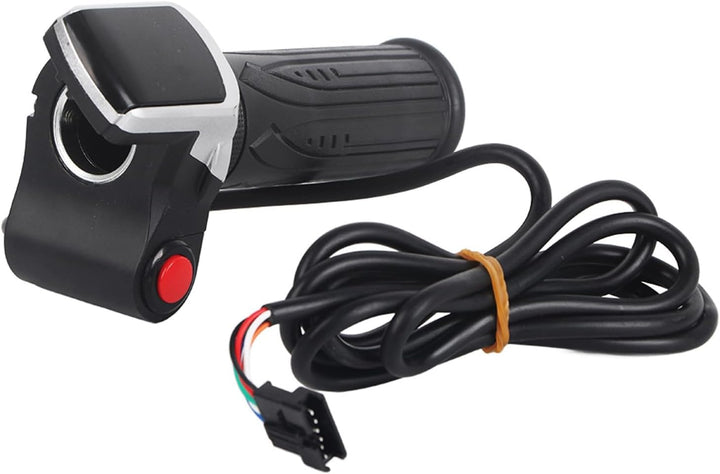 Demeras Geschwindigkeit der Gasgriffsteuerung LCD Elektrische Mengenanzeige Drehzahlregelung E-Bike(